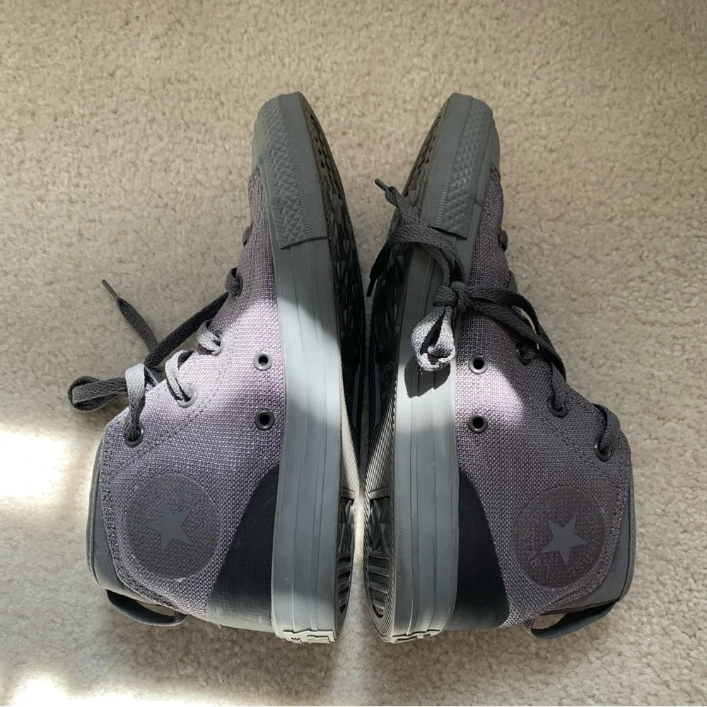 Converse Chuck Taylor All Star Syde Street Mid top Sneakers Charcoal Grey - Picture 4 of 7